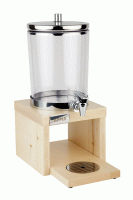 Juice tartó "BRIDGE" 2db jégakkuval, ürt.6.0l, bükk színben