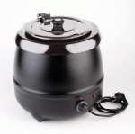 Chafing leveses, fekete, elektromos, hőfokszabályzóval. Űrt:9l, 400W/230V (D432100)