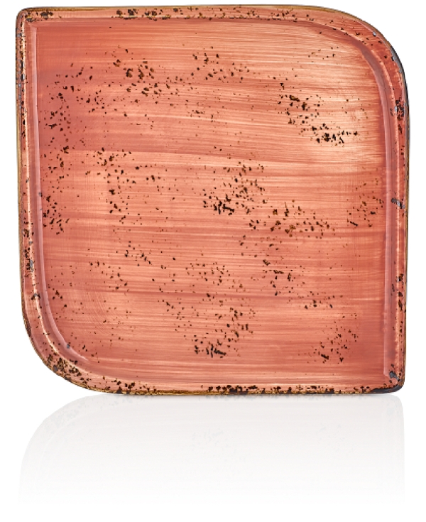 TERRA BRICK szögletes tányér 28cm(D229900)